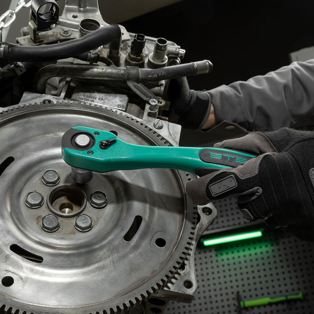 Набор инструментов, 1/4, 3/8, 1/2, Cr-V, S2, усиленный кейс, 216 предметов Stels