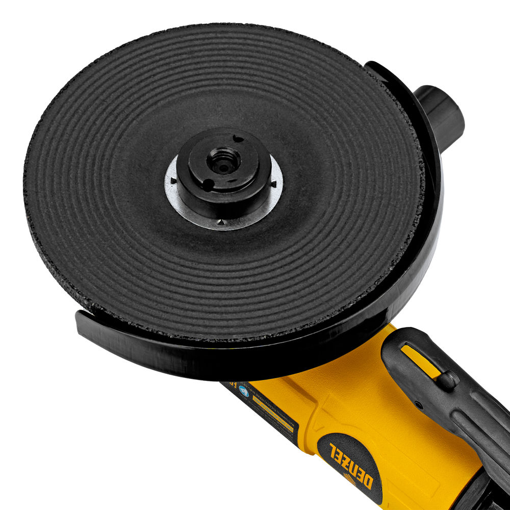 Пневматическая углошлифовальная машина AG125, 11000 об/мин, 125 мм, 186 л/мин Denzel (57477)