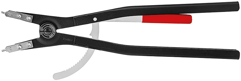 Щипцы для больших внешних стопорных колец, прямые сменные губки, O 252-400 мм, длина 570 мм (KN-4610A6)