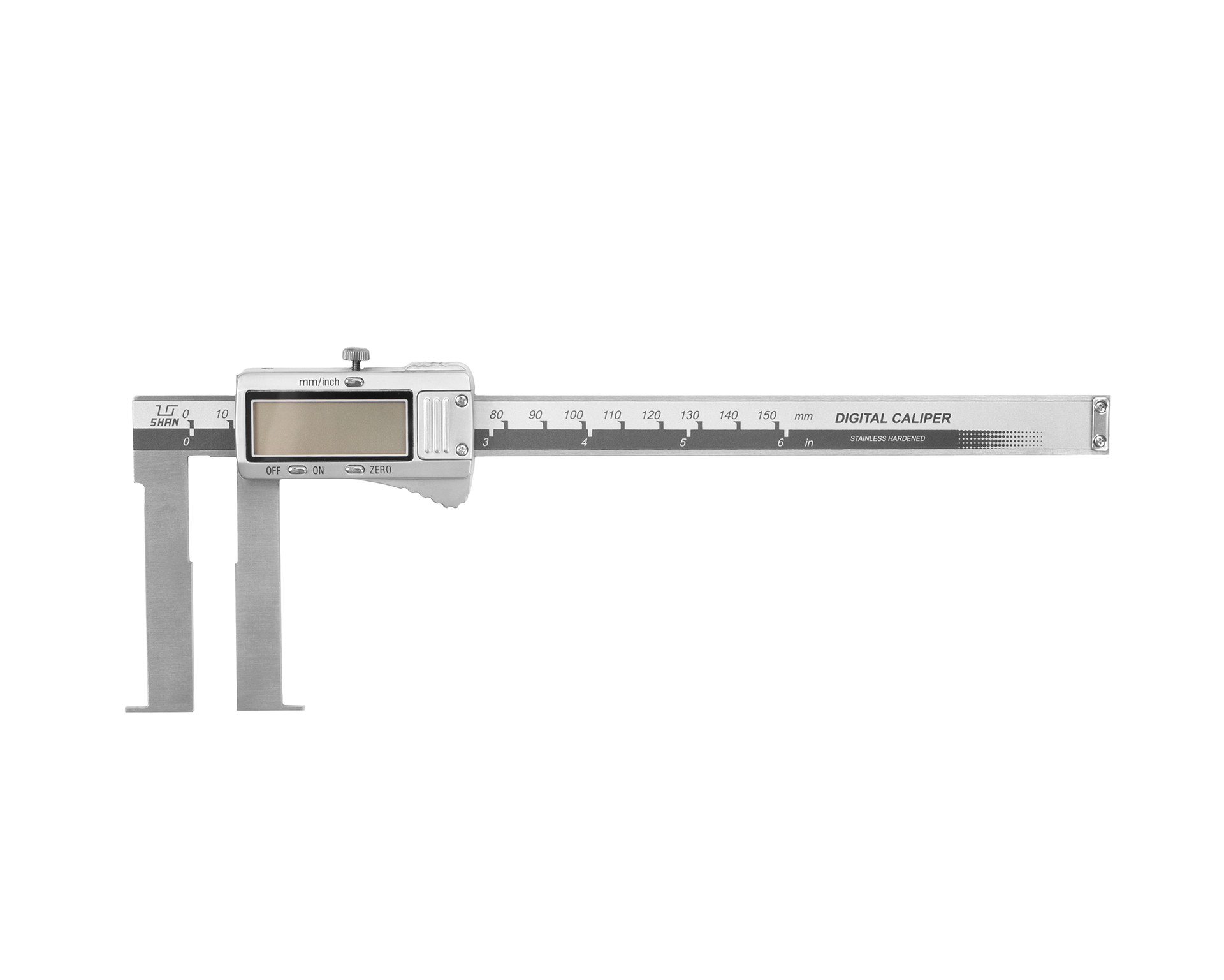 Штангенциркуль для внутренних канавок ШЦЦСК-1-185 0,01 (35-185) электронный губки 70мм SHAN