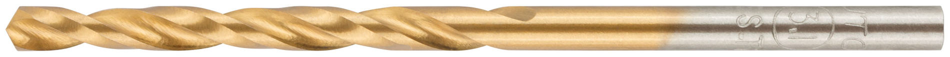 Сверло по металлу Cutop Profi с титановым покрытием, 3,1х65 мм (10 шт) (52-433)