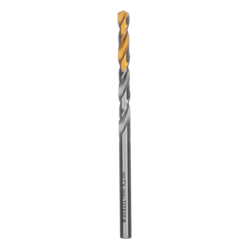 Сверло спиральное по металлу 4,2 x 75 мм, Р6М5, Golden Tip Denzel (718230)