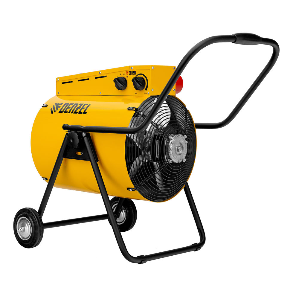 Тепловая пушка SFH-15000, 400 В, 1600 м3/ч, вентилятор 3 режима, 9000/15000 Вт Denzel (96443)