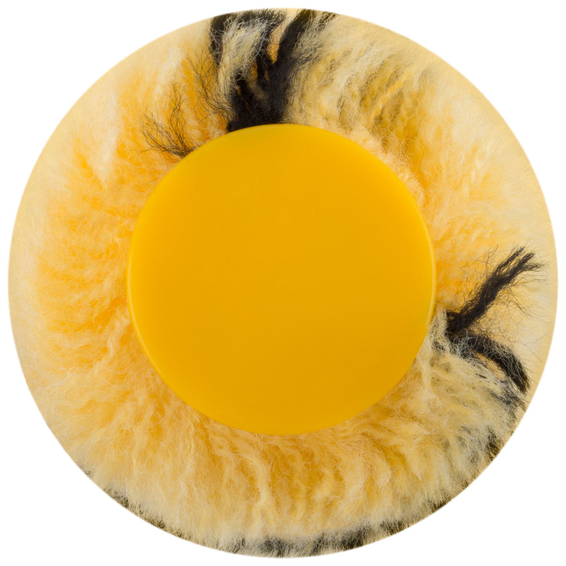 Валик полиакриловый бежевый с черной полосой миди, диам. 30/51 мм; ворс 10,5 мм, 100 мм (02625)