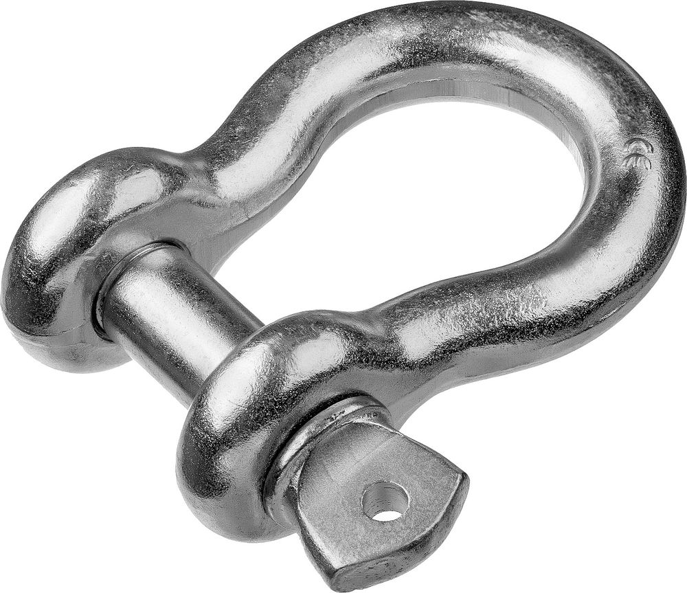 Скоба омегообразная 1 1/4 (31.2 мм), палец 36 мм, г/п 12 тн, цинк ЗУБР Профессионал 304525-31