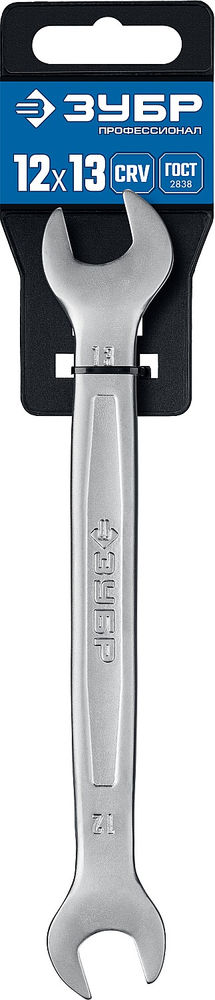 Ключ гаечный рожковый 12x13 мм Профессионал ЗУБР 27010-12-13