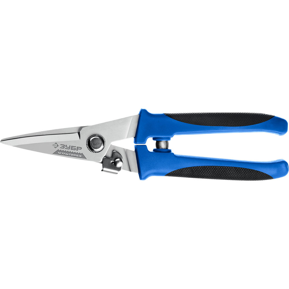 Ножницы технические универсальные МУЛЬТИРЕЗ, 200 мм ЗУБР Профессионал 23215
