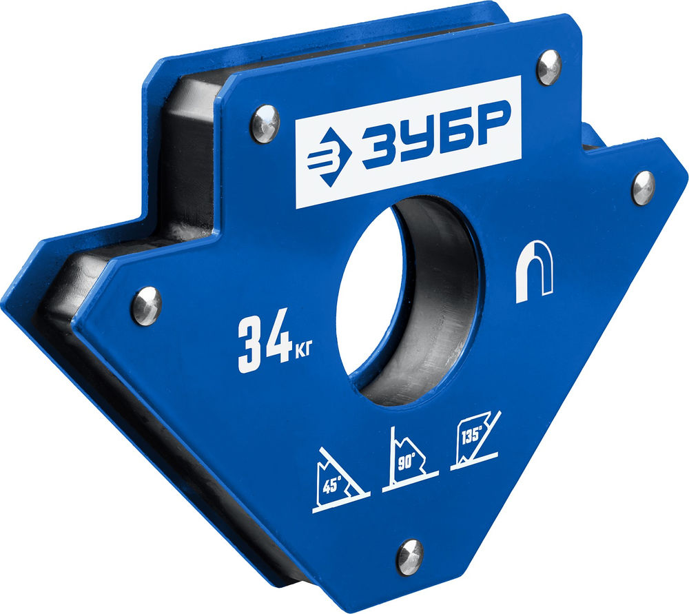 Угольник магнитный для сварочных работ УМ-3 34 кг ЗУБР Профессионал 40050-34