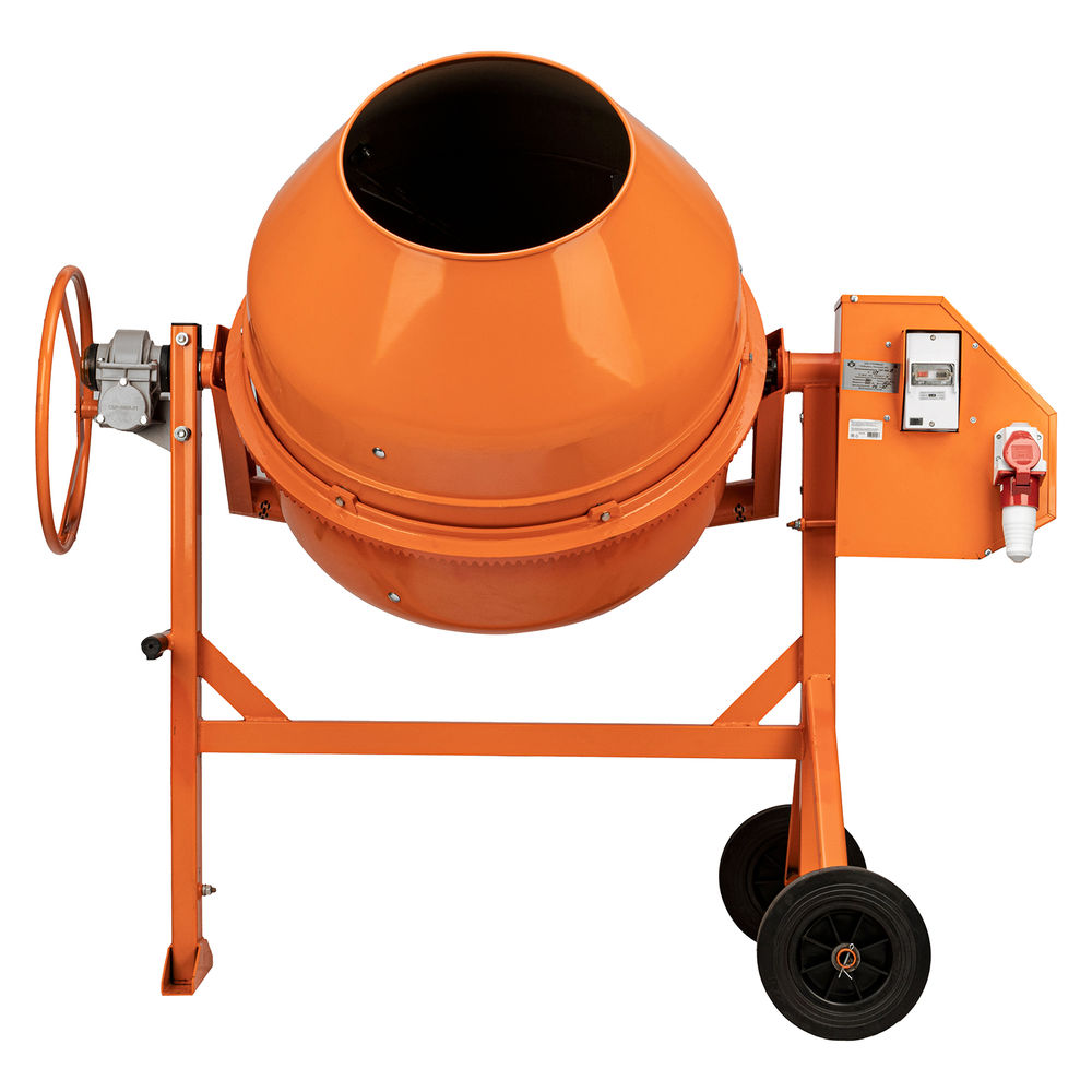 Бетоносмеситель СБР-260В, 260 л, 0.75 кВт, 380 В, редуктор. (95456)