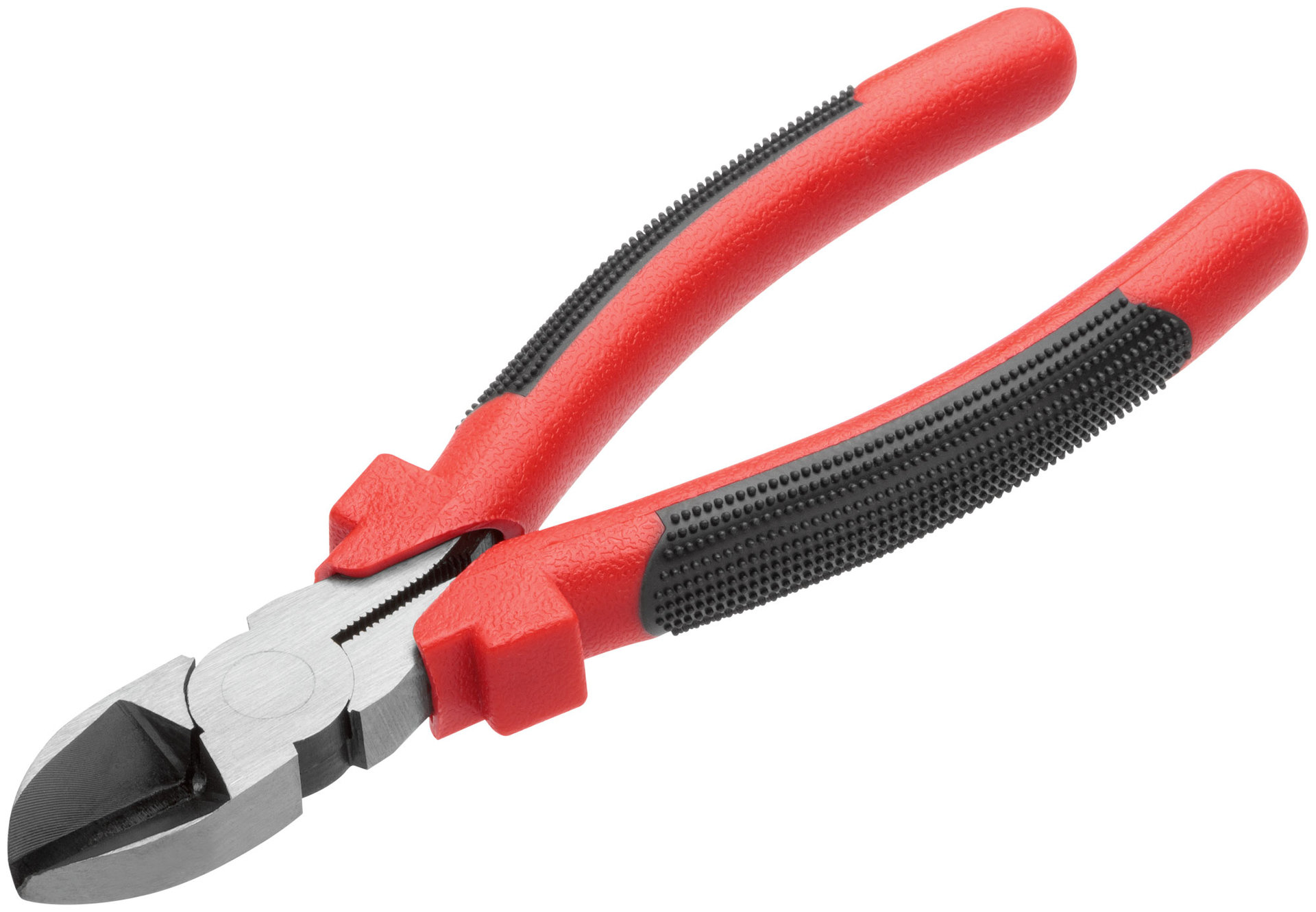 Бокорезы Стандарт, красно-черные пластиковые ручки, полированная сталь 190 мм