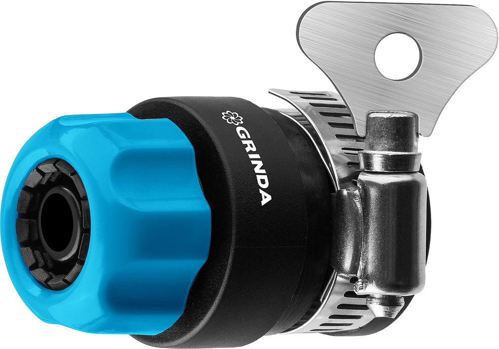 Быстросъемный соединитель TCC-34, диаметр 3/4, с металлическим хомутом, для шланга, PROLine GRINDA 8-426335_z02