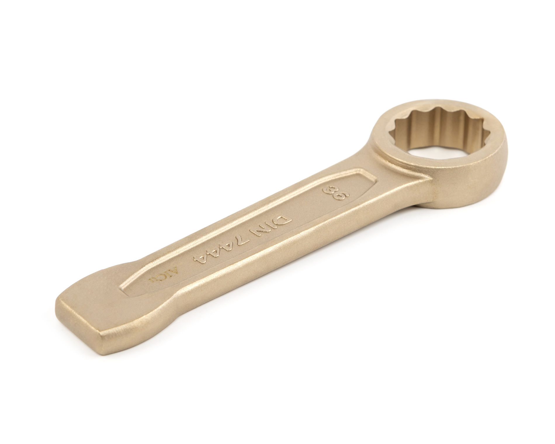 Ключ гаечный накидной ударный 36 искробезопасный сплав AlCu, HORTZ