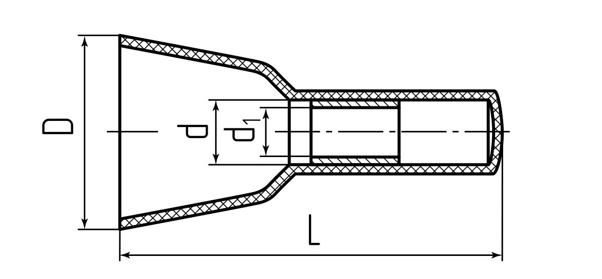 Концевая изолированная заглушка КИЗ-3 (КВТ) (47522)