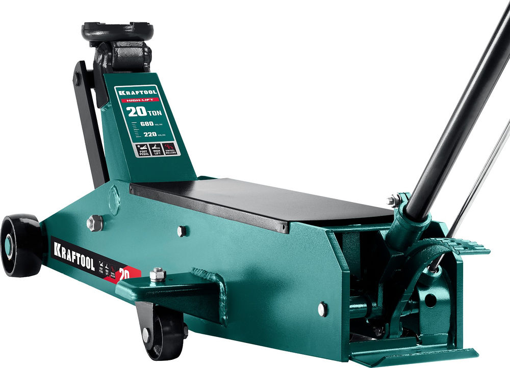 Домкрат подкатной 20 т, 220 - 680 мм для тяжелой техники HIGH-LIFT KRAFTOOL 43455-20
