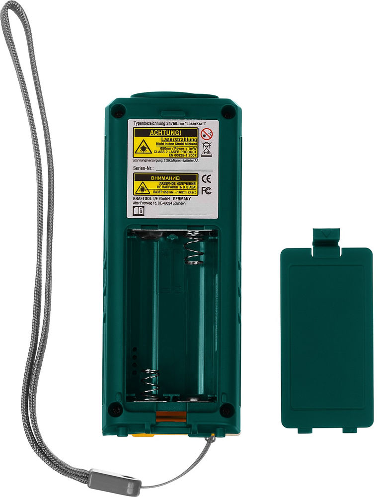Дальномер лазерный 5 см - 70 м Laser-Kraft KRAFTOOL 34760