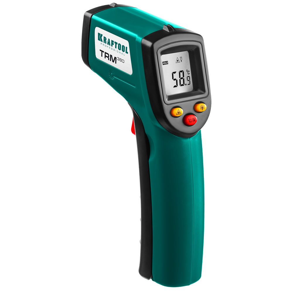Пирометр инфракрасный TRM-380, –50° +380°С KRAFTOOL 45707-380