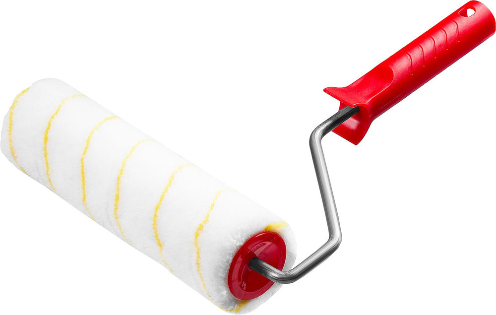 Малярный валик POLYTEX PRO, 48 х 240 мм, бюгель 8 мм, ворс 12 мм, полиакрил/полиэстер, все виды ЛКМ MIRAX 03816-24