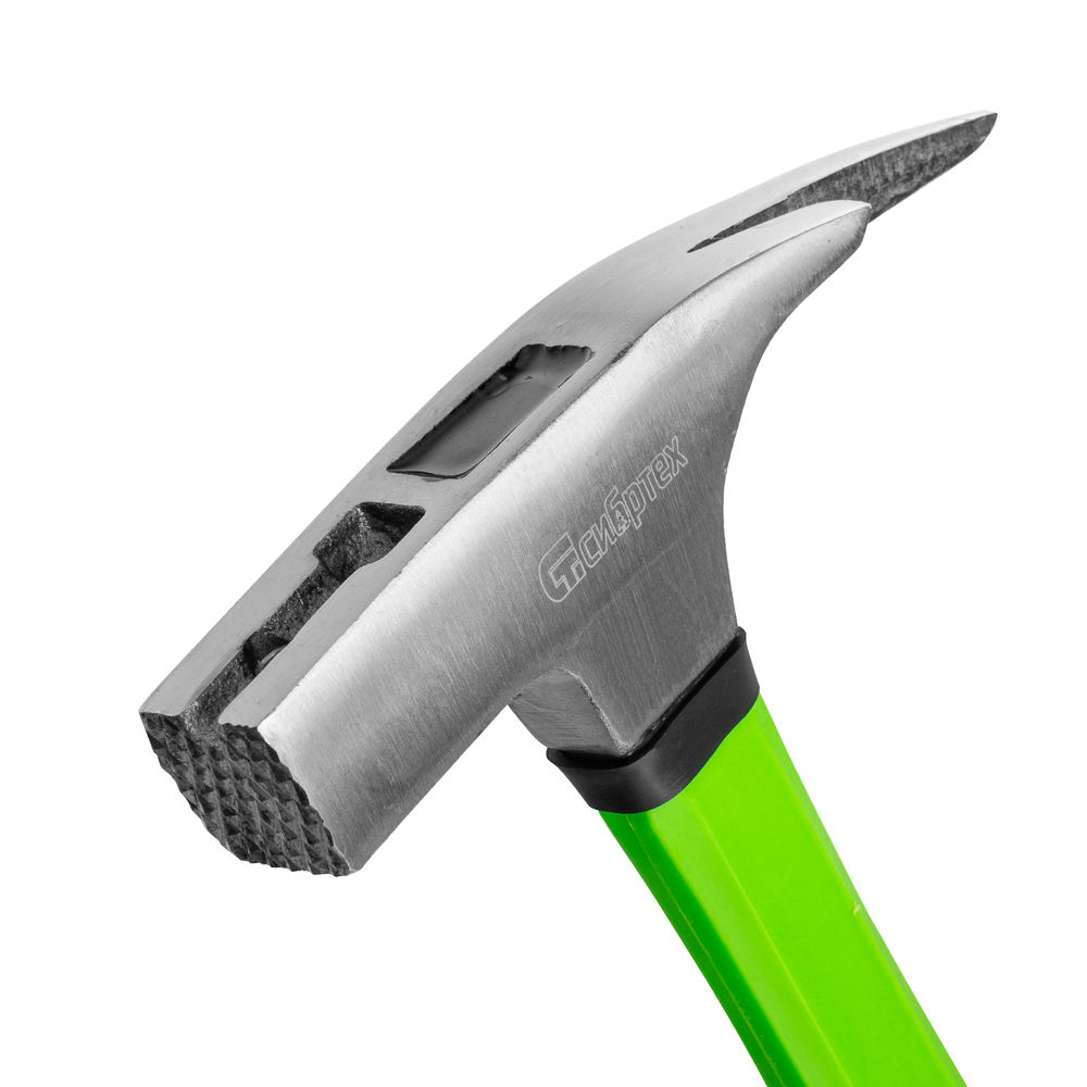 Молоток кровельщика, 600 г, фибергласовая обрезиненная рукоятка Сибртех (10628)