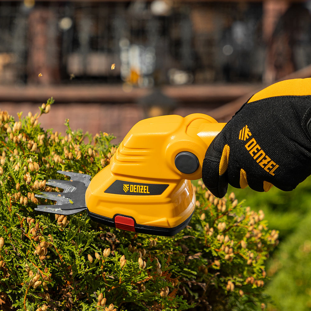 Ножницы-кусторез аккумуляторные G411 с акк. 3.6В Li-Ion 1.5 Ач Denzel (96817)