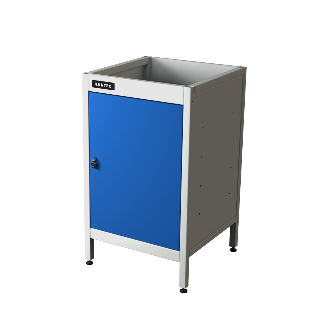 Тумба с дверью синий (светло-серый) RUNTEC TS0-7035-5005