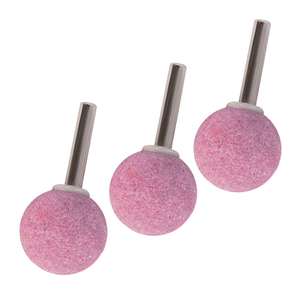 Шарошка абразивная, шар, 30 x 6 мм, F46, 3 шт Matrix (76013)