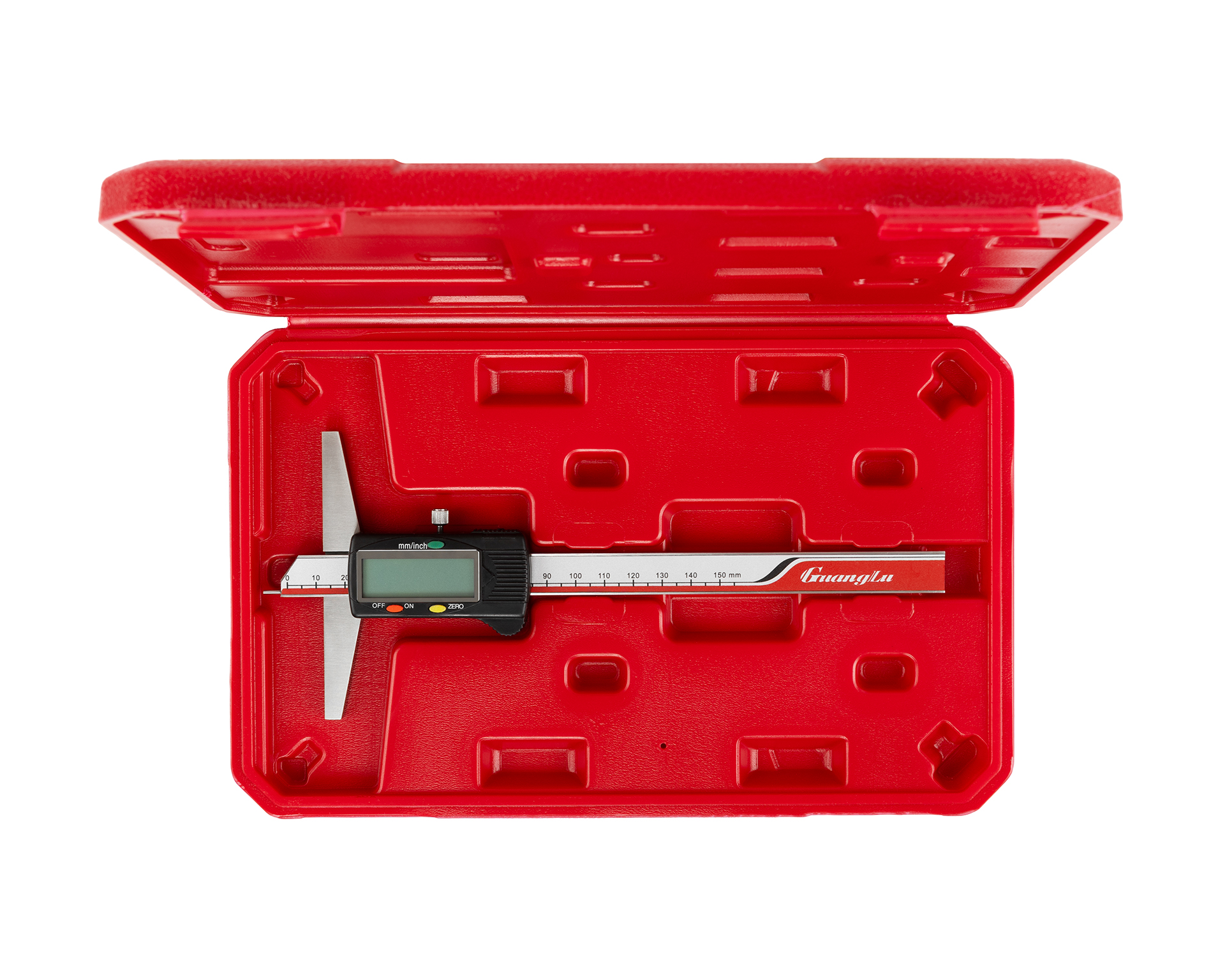 Штангенглубиномер цифровой 0-150 0,01 с глубиномером 127-101 Guanglu