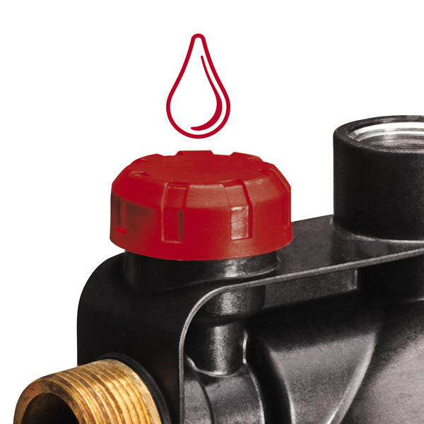 Станция насосная Einhell GC-WW 1045 N, 1050Вт,4.8бар,4500л/час,20л,манометр,индикатор заполнения (4173520)