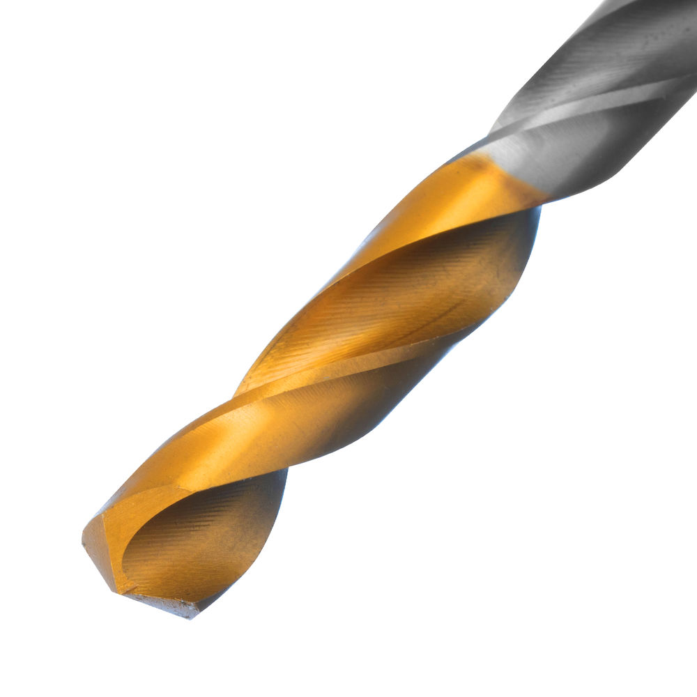 Сверло спиральное по металлу 7,5 x 109 мм, Р6М5, Golden Tip Denzel (718238)