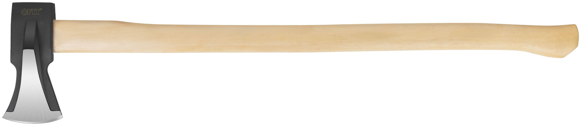 Топор-колун ушастый кованый, деревянная отполированная ручка 2000 гр.