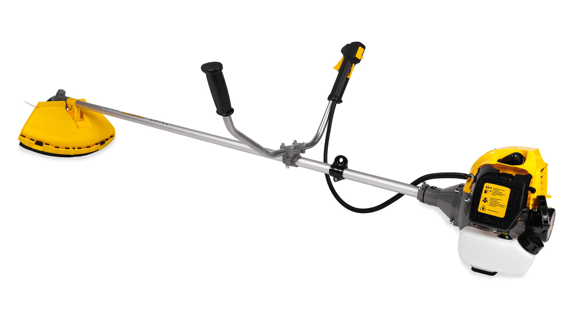 Триммер CHAMPION Т433S-2 неразъемн.прям. 1,25кВт 42,7см? 7кг HT21+40/255/25,4 U-ручка легк.старт