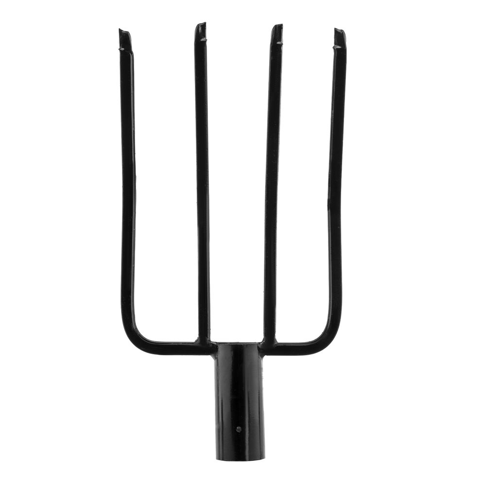 Вилы 4 - х рогие, огородные, 185х270 мм, без черенка, Сибртех (63833)