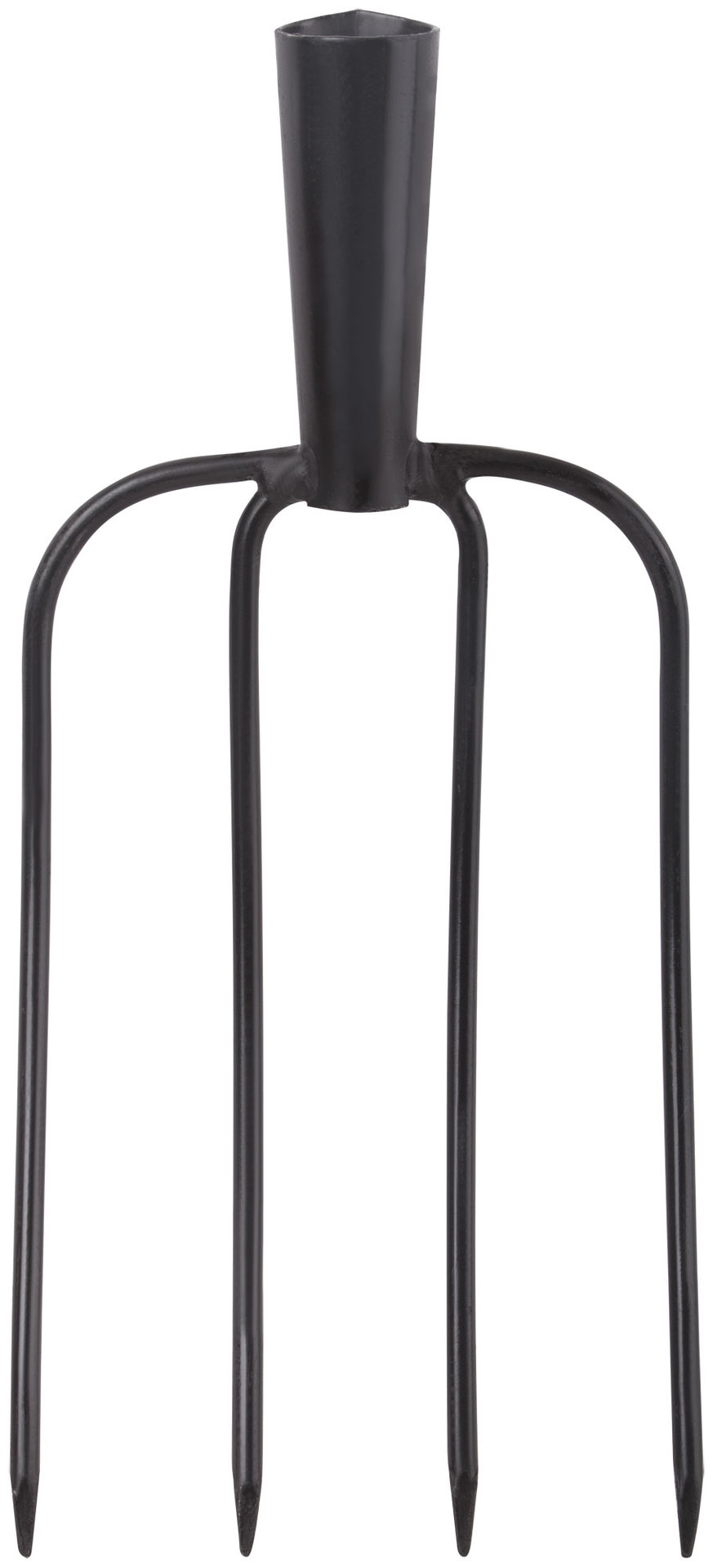 Вилы навозные 4 круглых зуба без черенка 180х300 мм (76986)