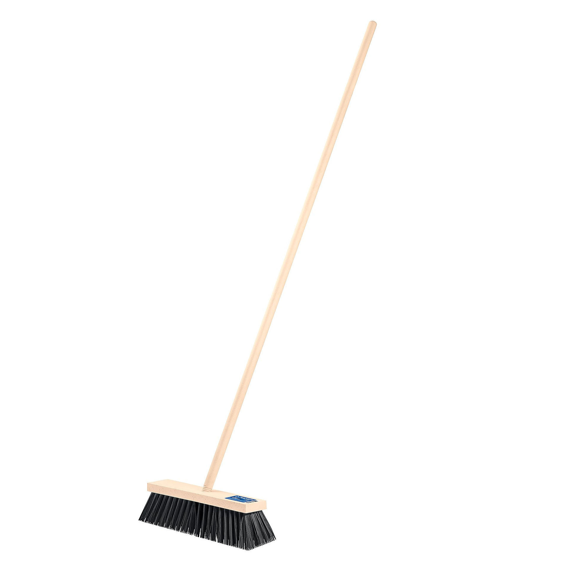 ЗУБР ДОКА буковая колодка 40см, шлифованный буковый черенок 140см (d25мм), щетина 85мм, 5-рядная, уличная щётка с черенком (39191-40_z01)