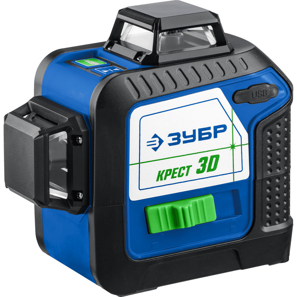 Лазерный нивелир КРЕСТ 3D ЗУБР Профессионал 34909