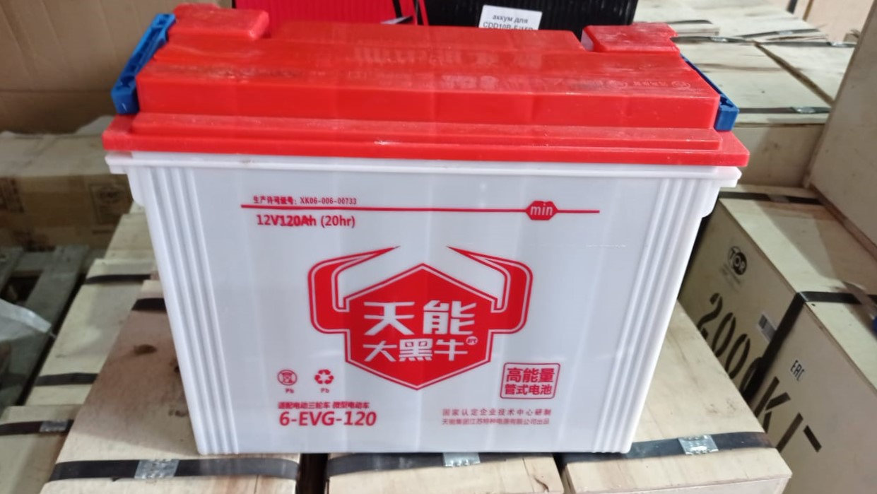 Аккумулятор свинцово-кислотный (WET) 12В/120Ач 360х170х290 для штабелёров CDD10B-E/CDD15B-E (1019638)