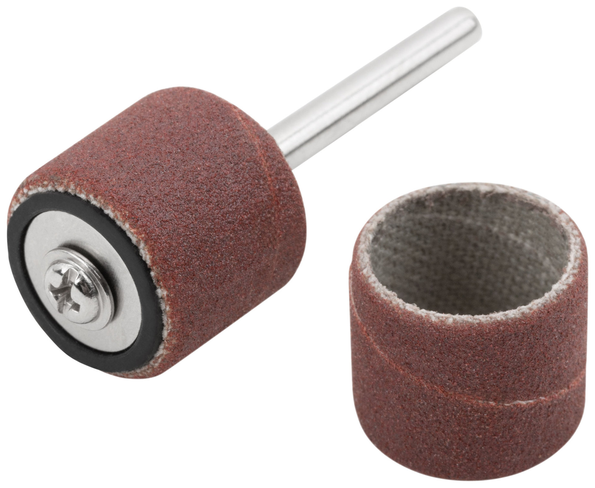 Бандаж наждачный и штифт, набор 7 шт. (36910)