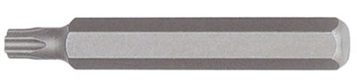 Бита, с шестигранным хвостовиком, 10 мм, T55, 75 мм, 1 шт, Licota, BTX37555