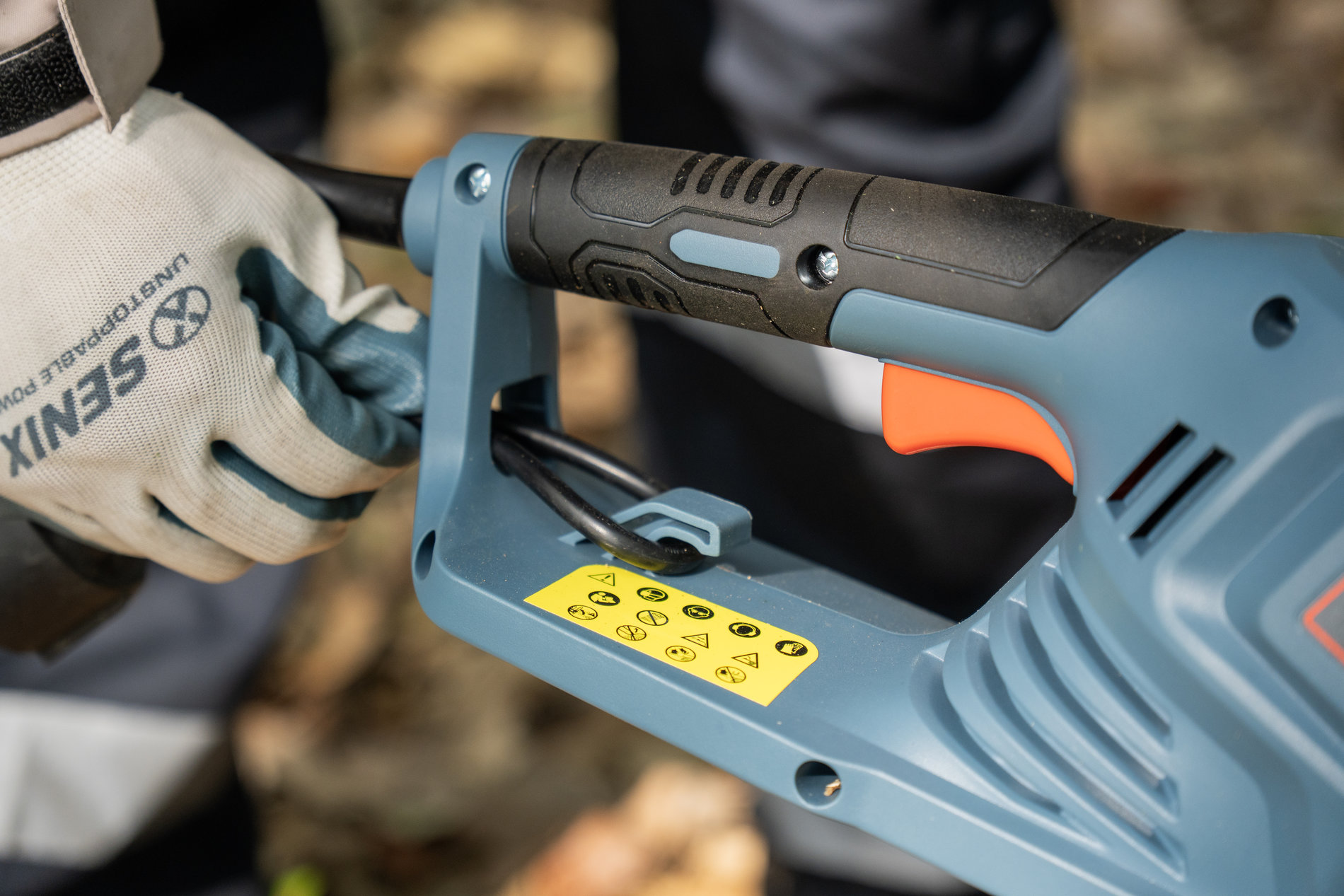 Электрическая цепная продольное исполнение пила 2400Вт, 47,5 (18)