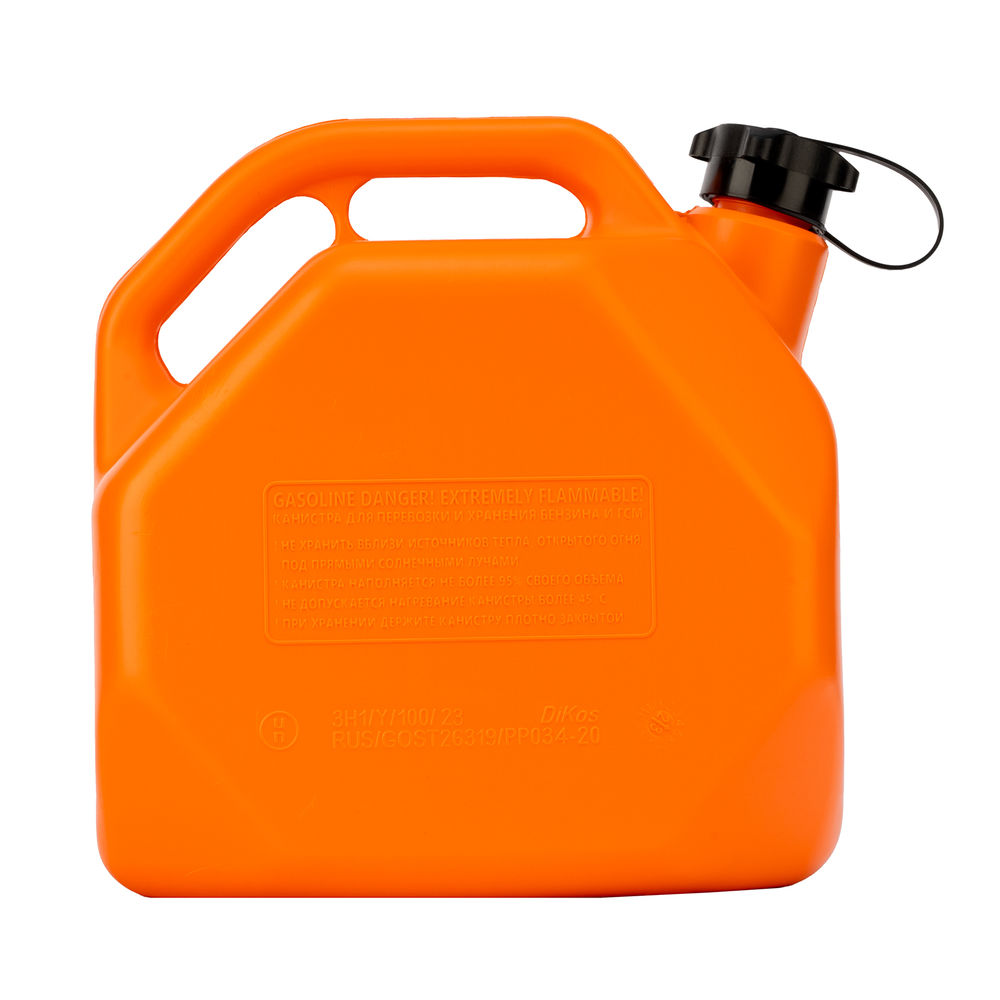 Канистра для ГСМ, пластиковая, со скошенными углами, 10 литров Stels (53111)