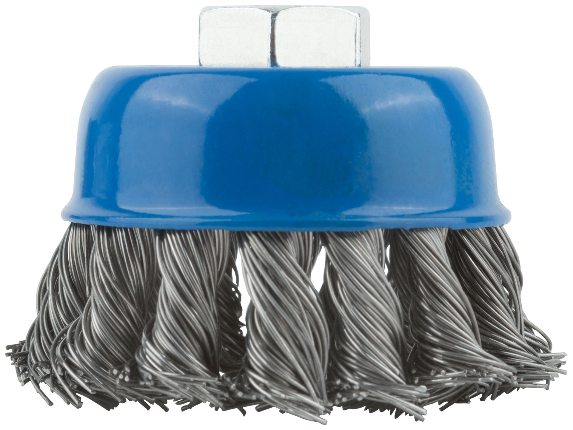 Корщетка, тип чашка, гайка М14, стальная витая проволока 65 мм (38951М)