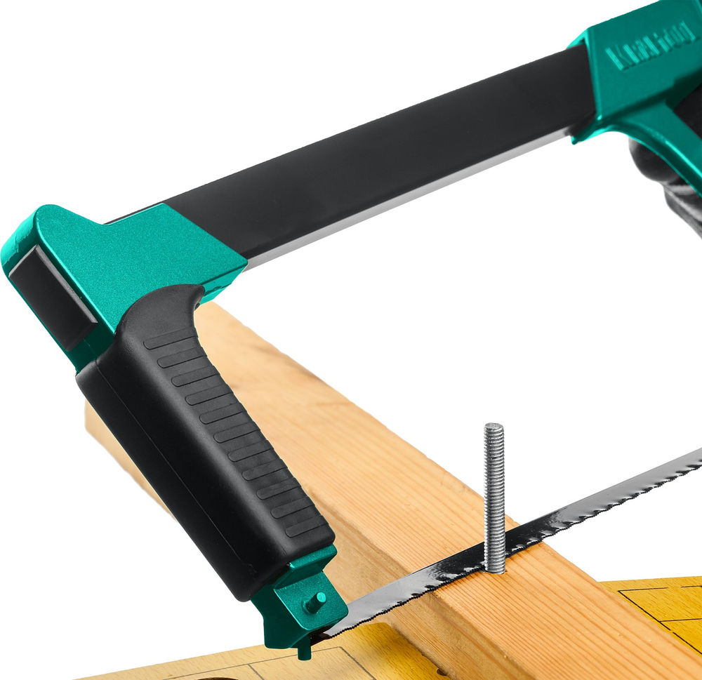 Ножовка по металлу 300 мм обрезиненная ручка, полотно Bi-Metal GRAND KRAFTOOL 15801