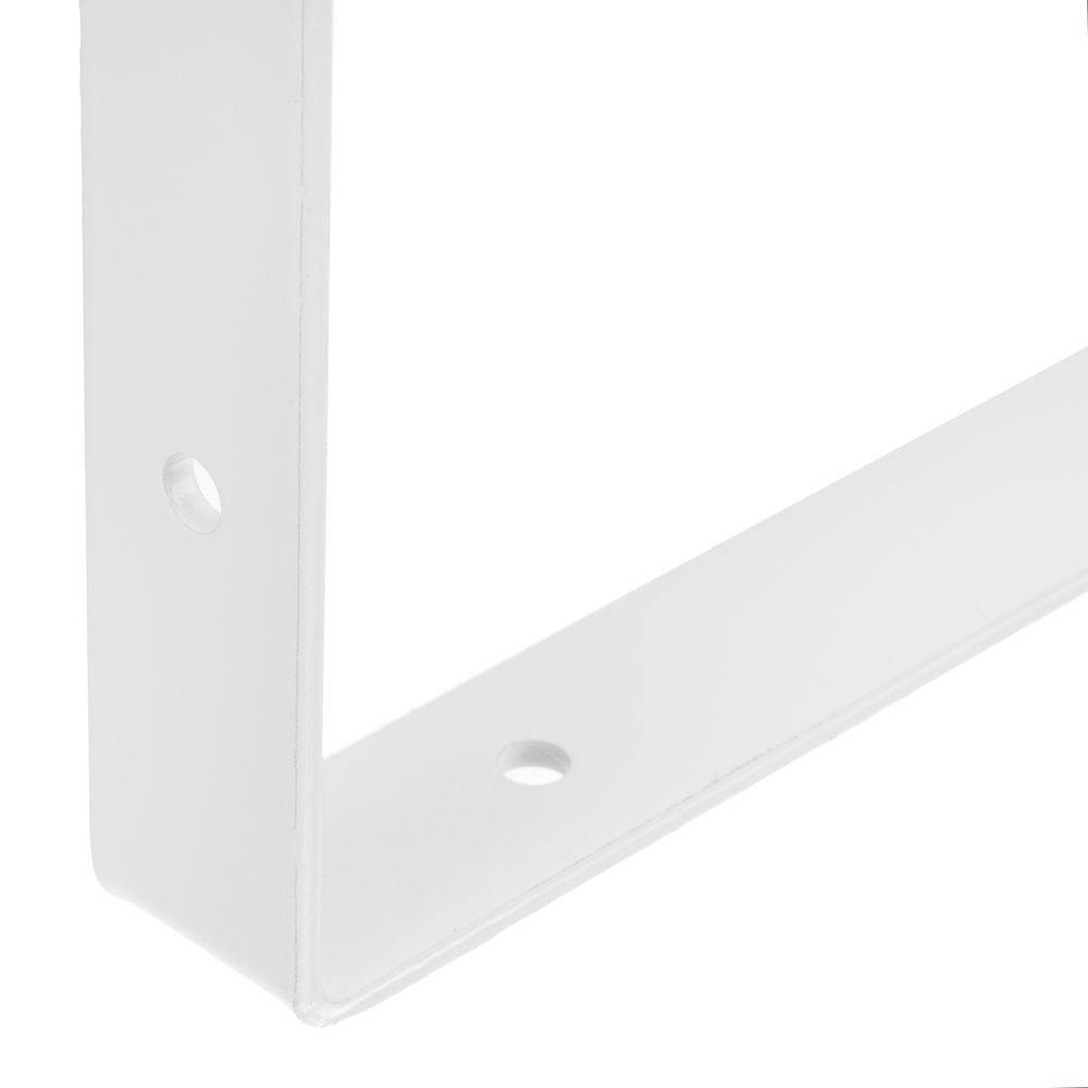 Кронштейн усиленный, 400 х 280 х 30 х 4 мм, белый Сибртех (94047)