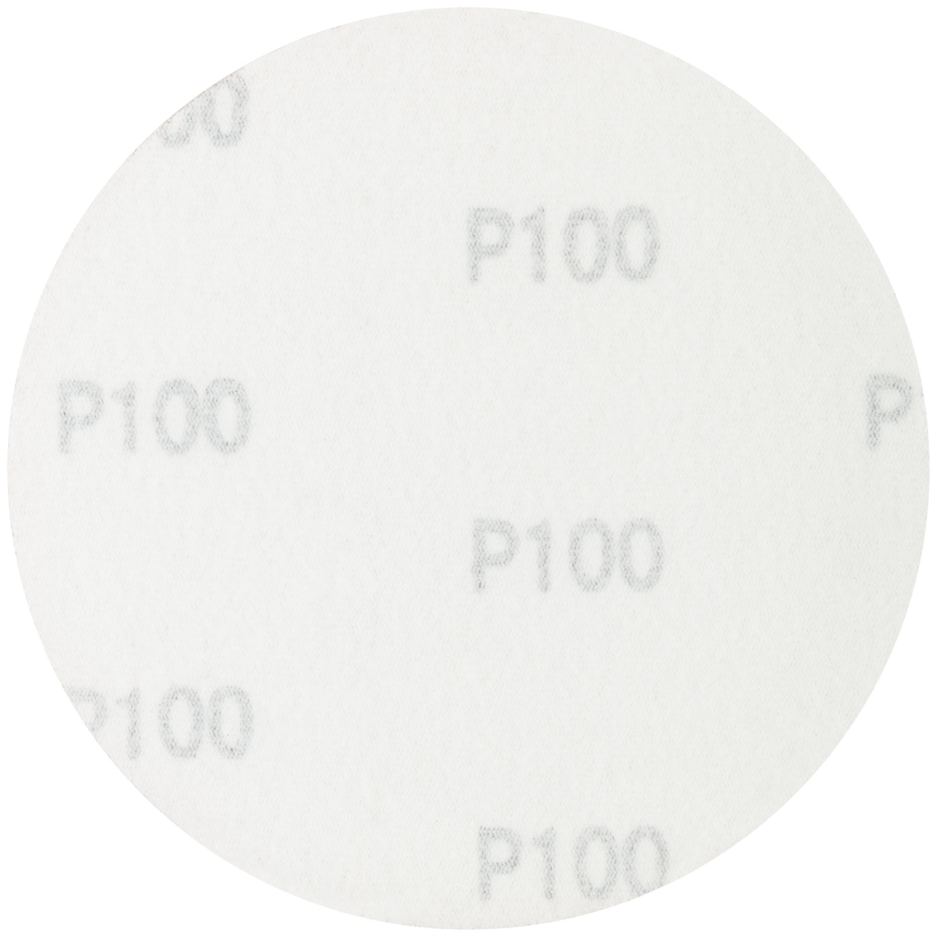 Круги шлифовальные сплошные (липучка), алюминий-оксидные, 125 мм, 5 шт. Р 100 (39775)