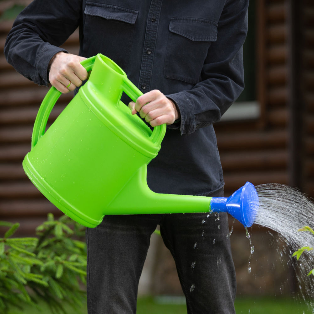 Лейка садовая, 10 л, с горловиной, пластмассовая Сибртех (67521)