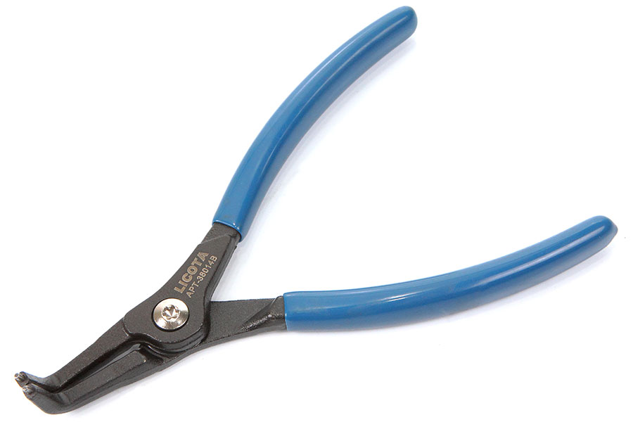 Съемник стопорных колец усиленный разжим загнутый 180 мм Licota APT-38014B