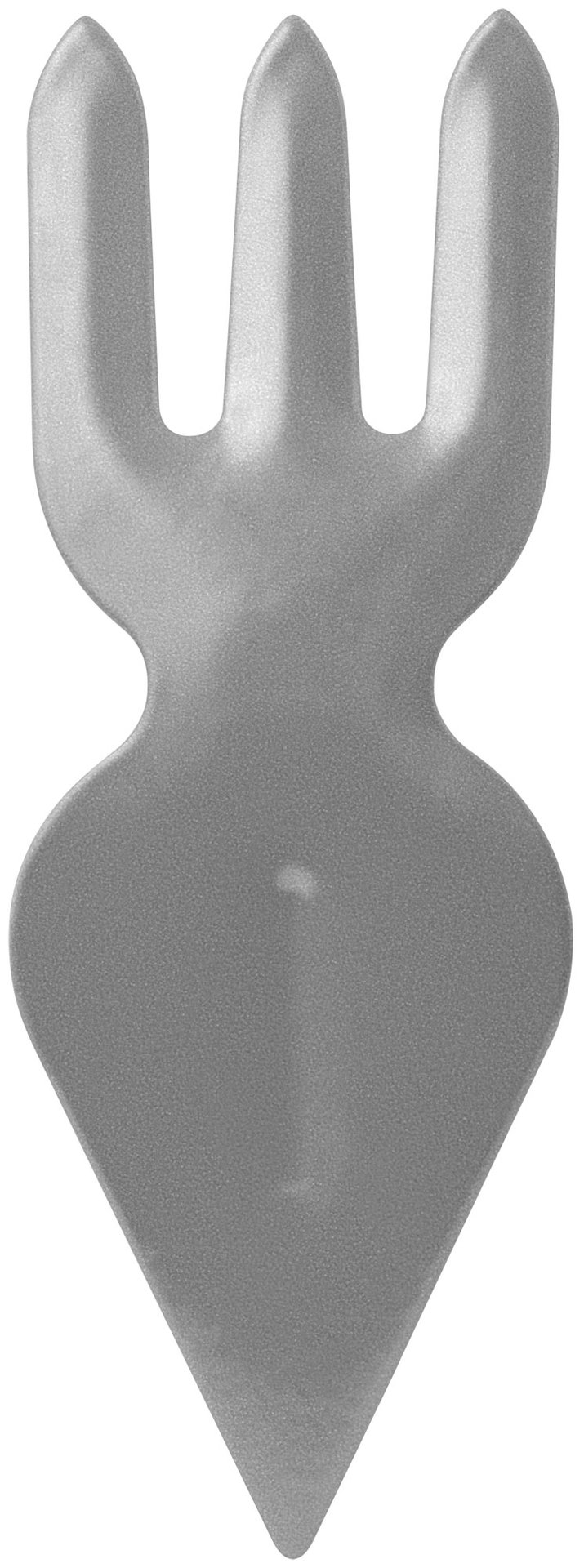 Мотыжка с ручкой МК-2(м) цельнометаллическая 3 зуба, лепесток (76857)