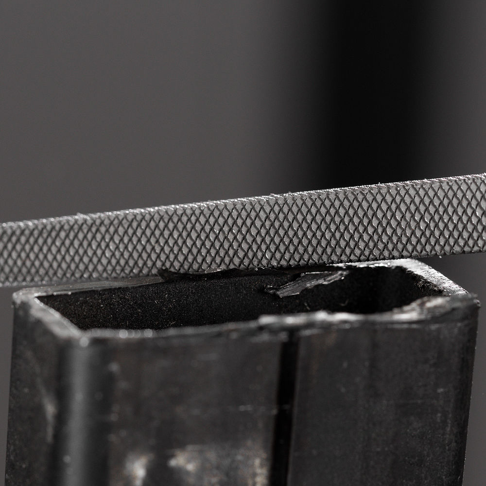 Напильник трехгранный, 250 мм, деревянная ручка Сибртех (16029)