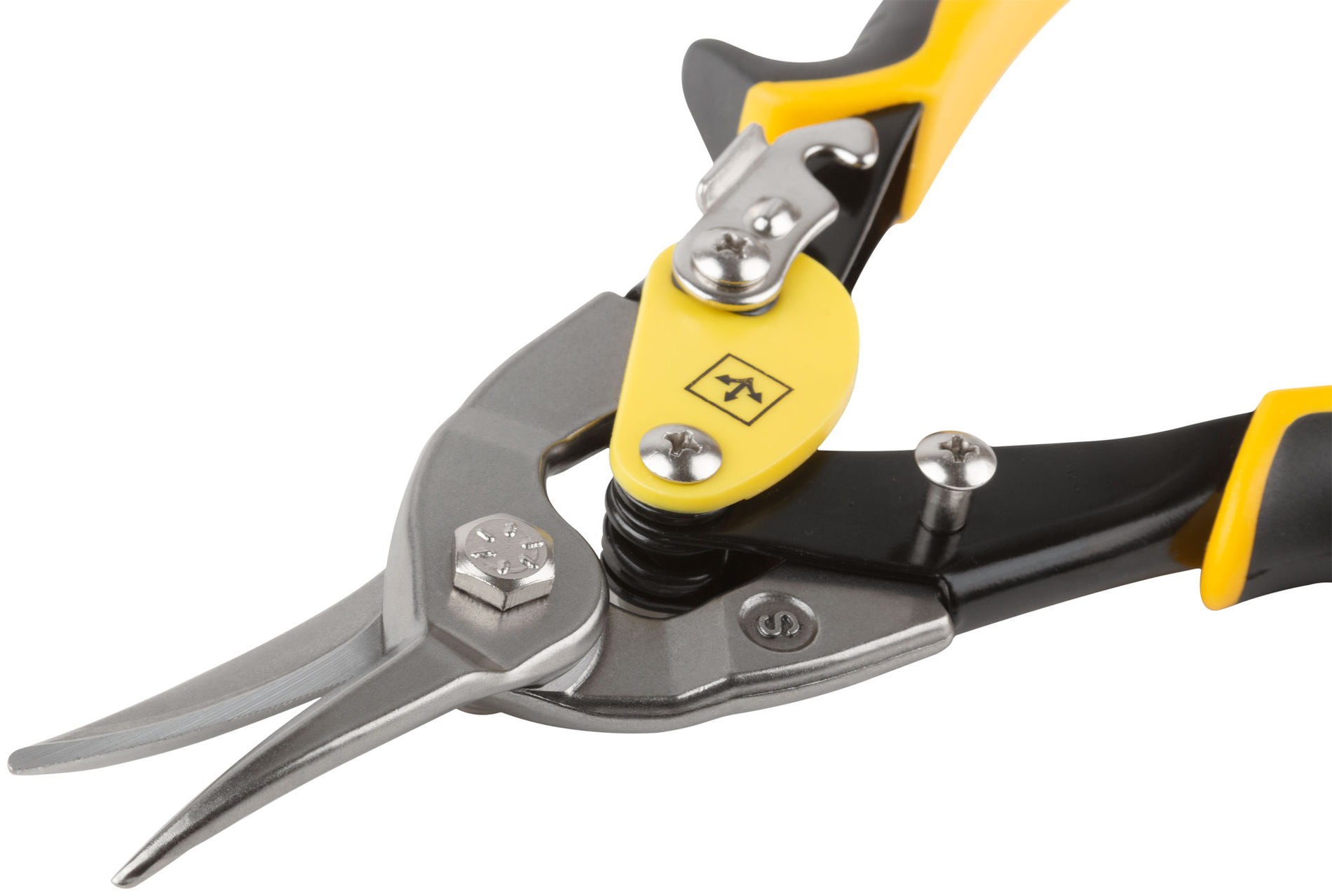 Ножницы по металлу усиленные CrMo Профи, прорезиненные ручки, прямые 250 мм (41578)