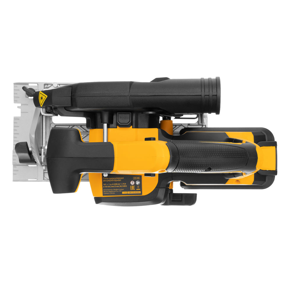 Пила циркулярная аккумуляторная бесщет. CCS-165, 18В Li-Ion Denzel (27401)