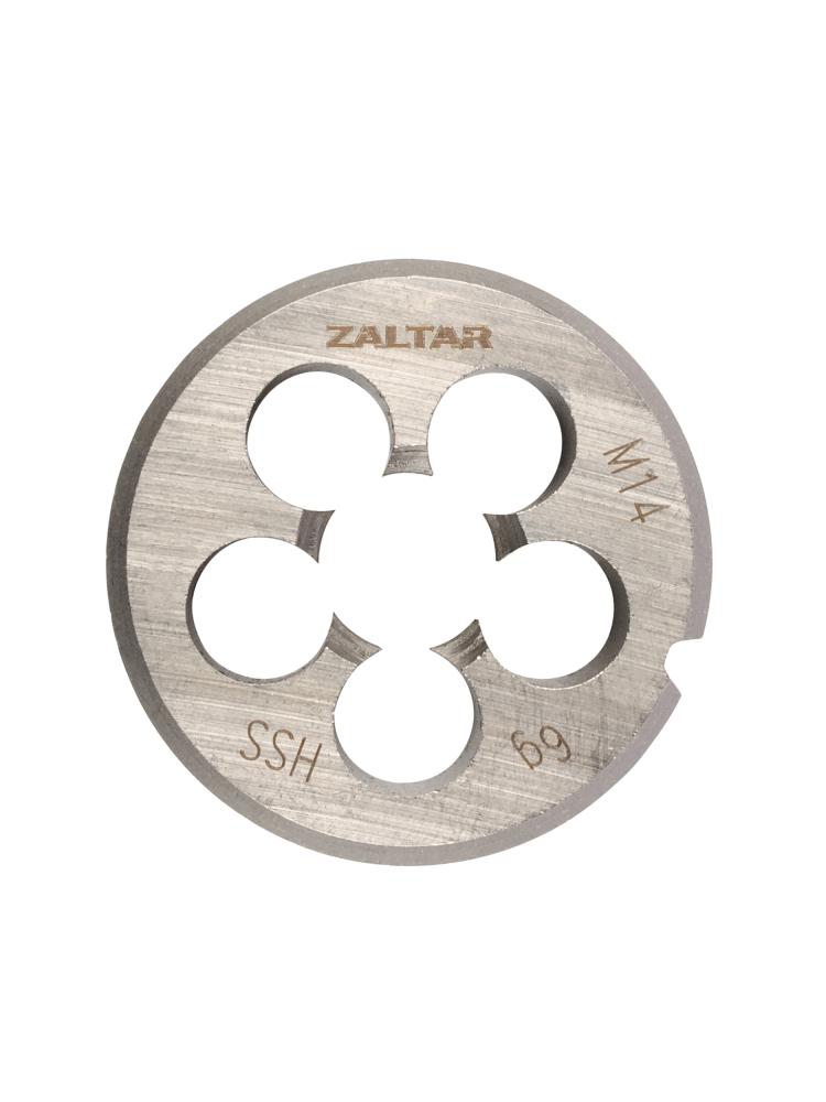 Плашка круглая резьбонарезная HSS, DIN 223 B (DIN EN 22568), M14 x 2.0, 38 x 14 (ZA-10408)